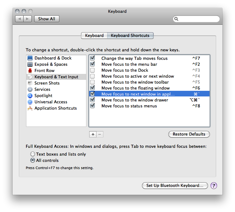 Shortcut iterate on current app mac pro